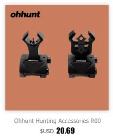 Ohhunt Охотничьи аксессуары R002 перед откидыванием спереди и сзади набор железных отверстий двойная регулировка ветра