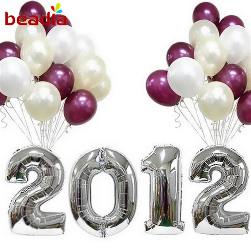 Золотистые и Серебристые фольгированные воздушные шары 32 дюйма|foil balloons|foil balloons