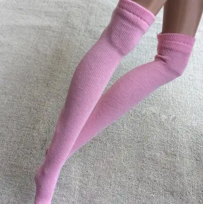 pink 1 пара ярких цветов, чулки Blyth для 1/6, кукольные носки, аксессуары для одежды(fit Azone, Kurhn, OB, Momoko, Barbies, Blyth, 1/6 Doll - Цвет: pink