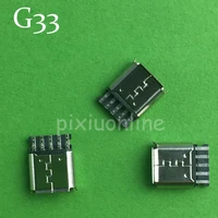 10pcs g33y micro usb 5pin female socket connector welding type for tail charging mobile phone sale at a loss isreal