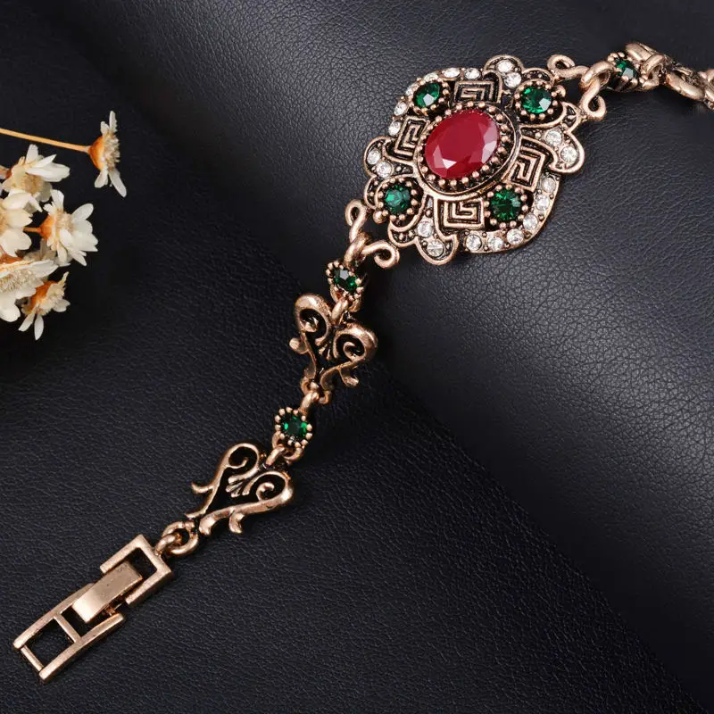 Бренд Joyme Thailand Charm браслеты для женщин Винтажный Золотой цветок Lucky Bracelets Hhomme Bijoux
