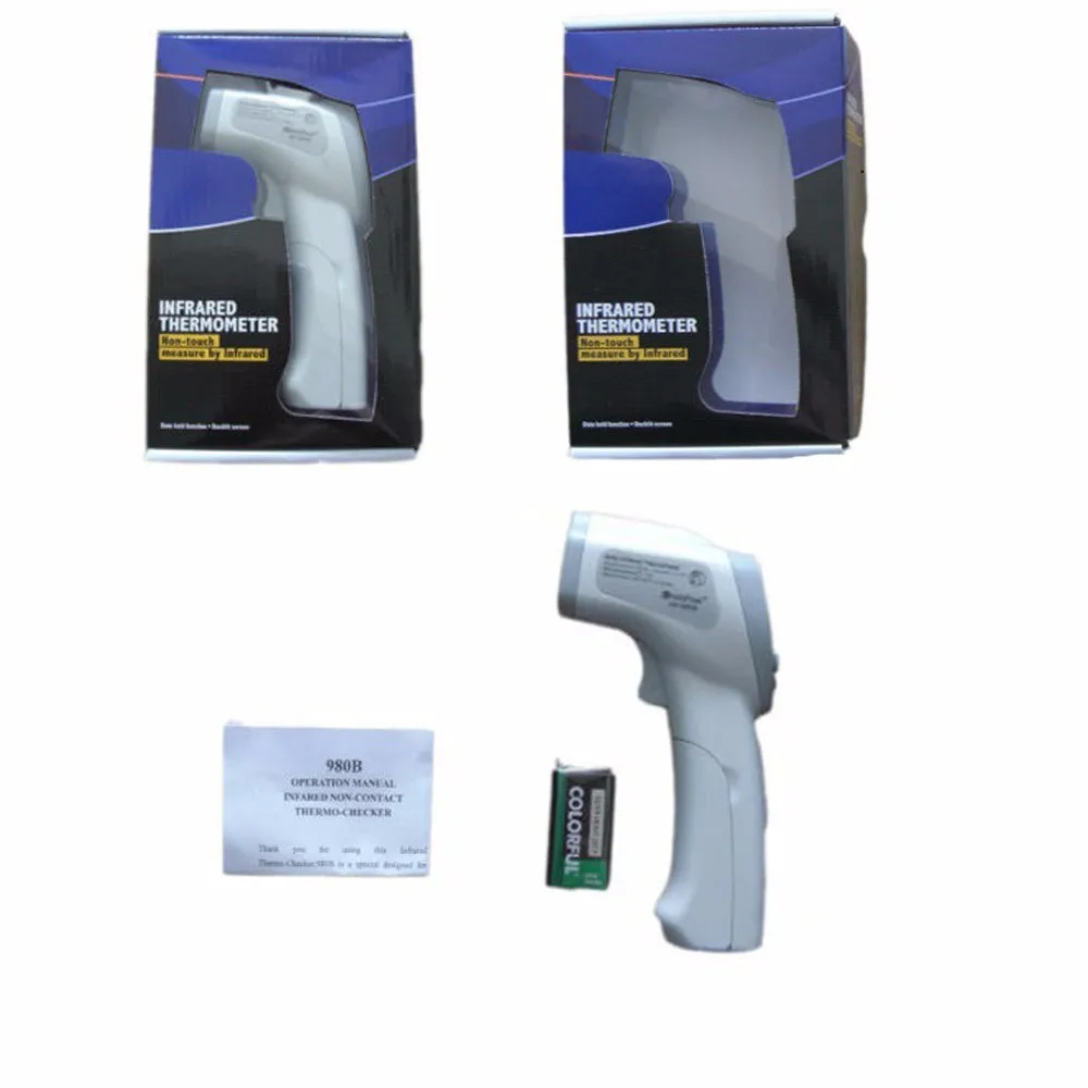 HoldPeak HP-980B Infrared Thermometer Safe Professional Body Digital Thermometers LCD Non Contact for human body | Инструменты
