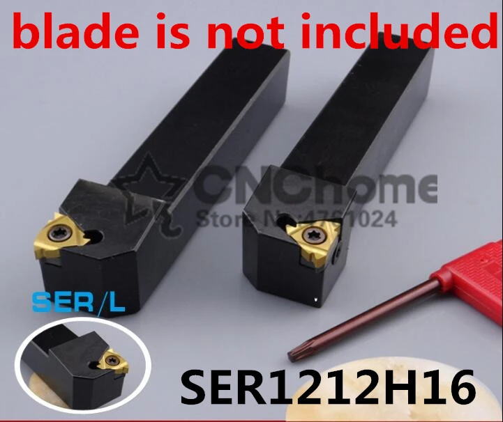 SER1212H16/ SEL1212H16 12*12 100 мм держатель инструмента для внешней резьбы с ЧПУ токарные