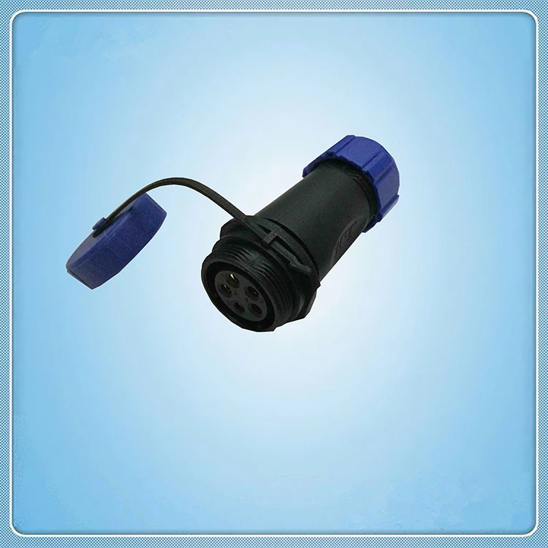 5 контактный разъем водонепроницаемый резьбовой пластиковый мужской серия IP68