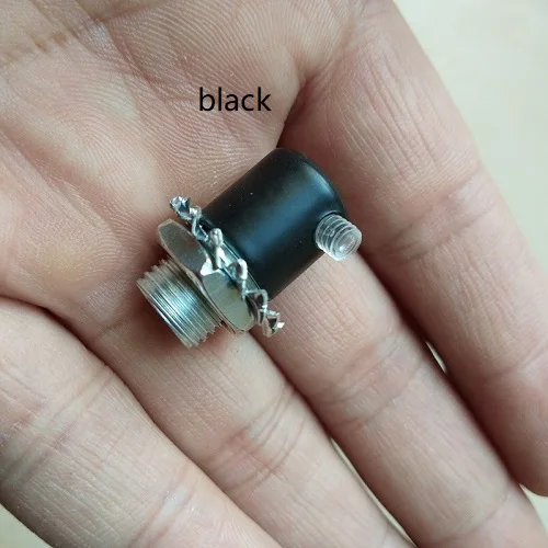 Black 10 шт./лот D12* H13mm M10 резьбовой проволочный замок Металлические Кабельные Захваты Кабельные сальники разъемы с M4 прозрачный винтовой кабель натяжения - Цвет: Black