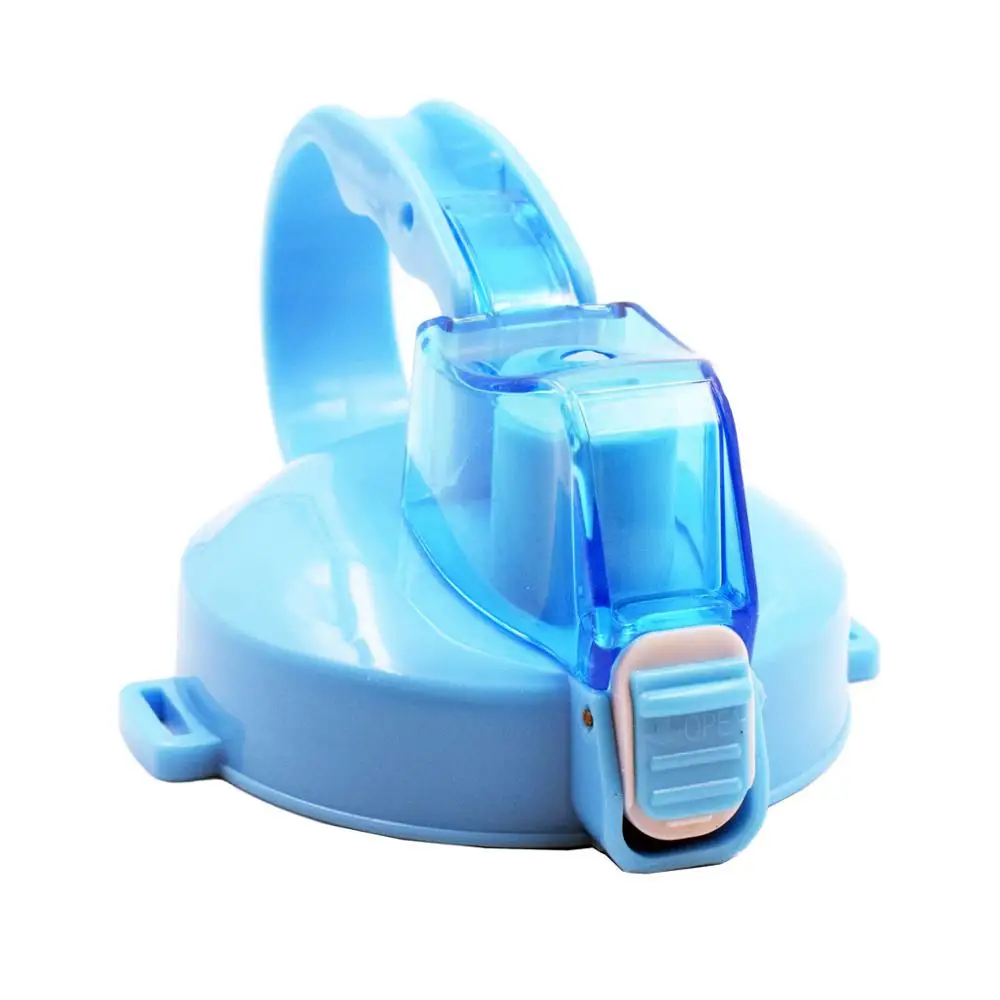 Sky Blue QuiFit Крышка для 2L 3.8L 64oz 128oz галлоновая бутылка с ручкой портативная Питьевая солома Повседневная бутылка для воды - Цвет: Sky Blue
