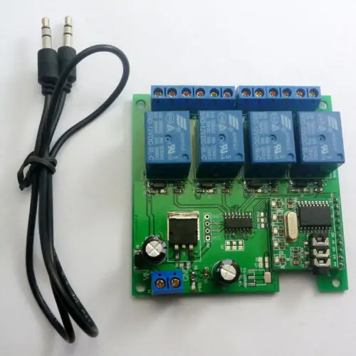 DC 12V 4CH DTMF Реле MT8870 телефона декодер голоса дистанционного Управление Выключатель
