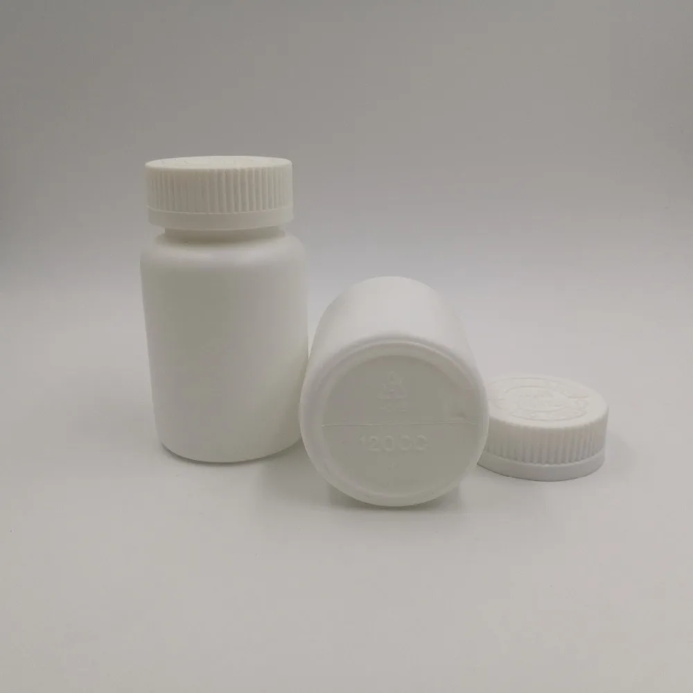 30pcs/lot 120cc 120ml HDPE plastic empty refillable Capsules pill bottles with CRC Cap | Красота и здоровье