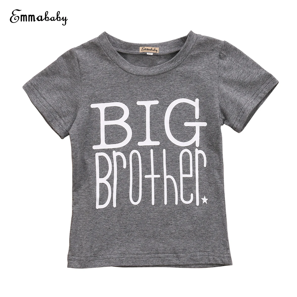 Big Brother T-shirt+Little Sister Bodysuit Adorable Lovely Kid Family Matching Outfits Boys Baby Girls Cotton Tops Clothes | Мать и