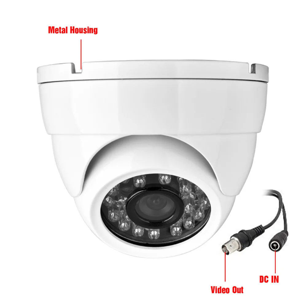 LOXCAM CCTV камеры видеонаблюдения 1/3 дюйма CMOS 800tvl с IR CUT 24 шт. ИК Водонепроницаемая