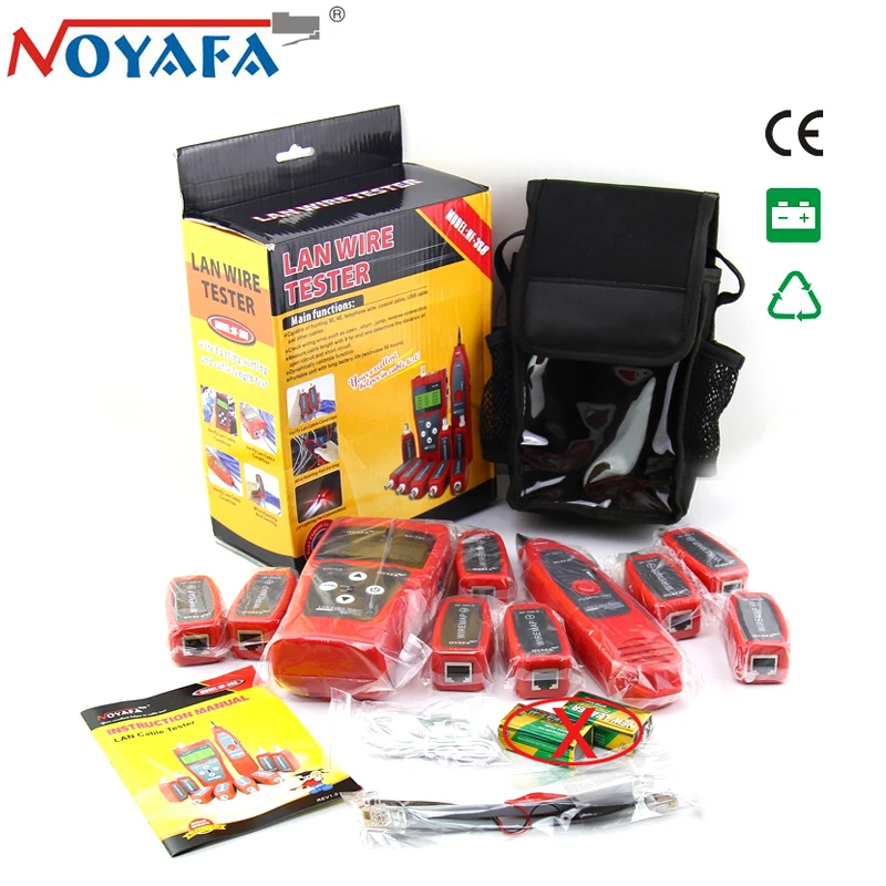 NOYAFA NF 388 RJ45 тестер сетевого кабеля Ethernet коаксиальный BNC USB линейный искатель RJ11