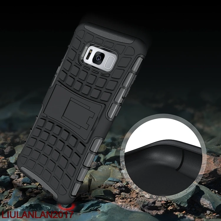 Молодость Спорт чехол для Samsung S8Plus открытый Tire антидетонационных Кронштейн Kickstand