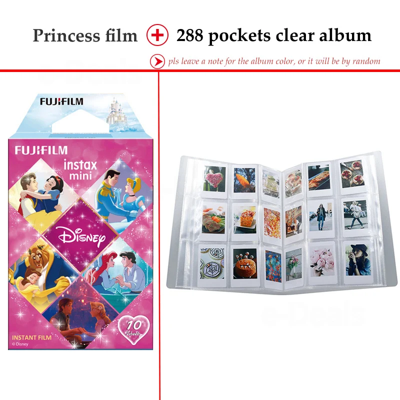 Fujifilm Instax Mini Film Princess10 Sheets fr 9 8 + 7s 70 90 25 Instant Polariod камера принтер для смартфонов SP2