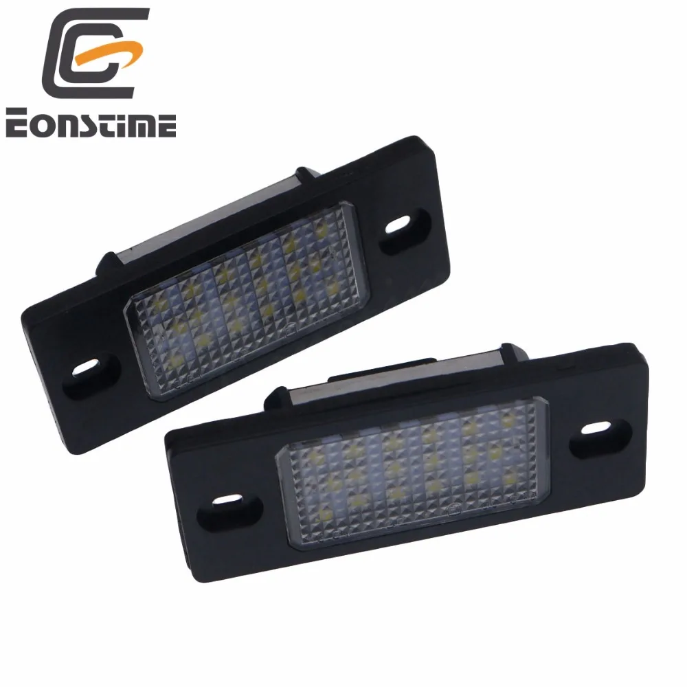 Eonstime 2 шт. белый 18LED номерной знак свет лампы для Porsche Cayenne 955/957 VW Volkswagen Golf MKV 5D Touring Audi TT