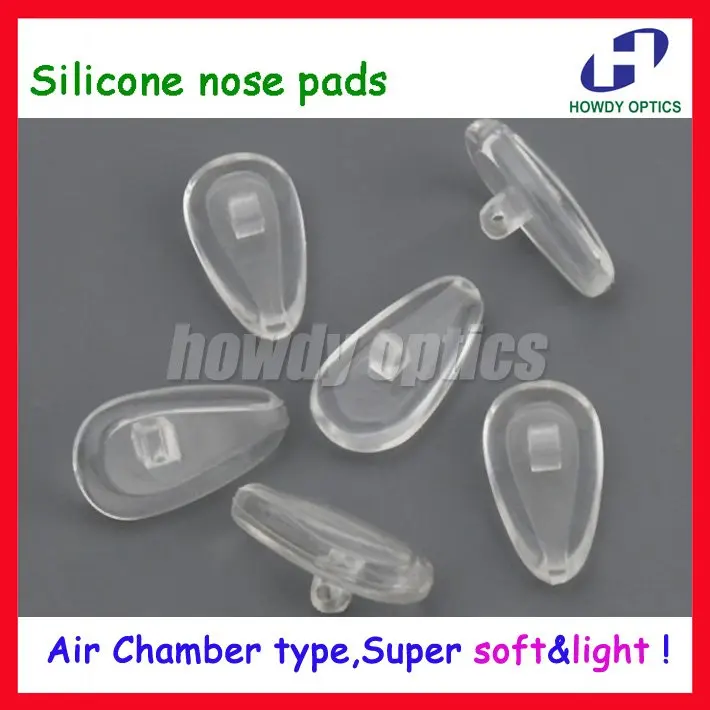 Wholesale High Quality Eyeglasses Silicone Air nose pads Super Light & Soft Free Shipping