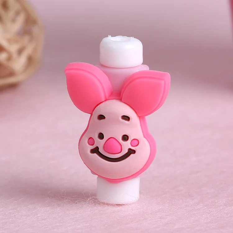 20 шт./лот мультфильм рисунок USB протектор для кабеля передачи данных анти ломающийся защитный рукав для iphone 5 6 7 8 зарядный кабель защиты
