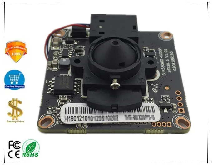 1080P 2.0MP плата модуля ip-камеры Мини объектив IRC SC2235+ XM530 38*38 мм ONVIF CMOS 1920*1080 25fps H.265 ONVIF CMS XMEYE