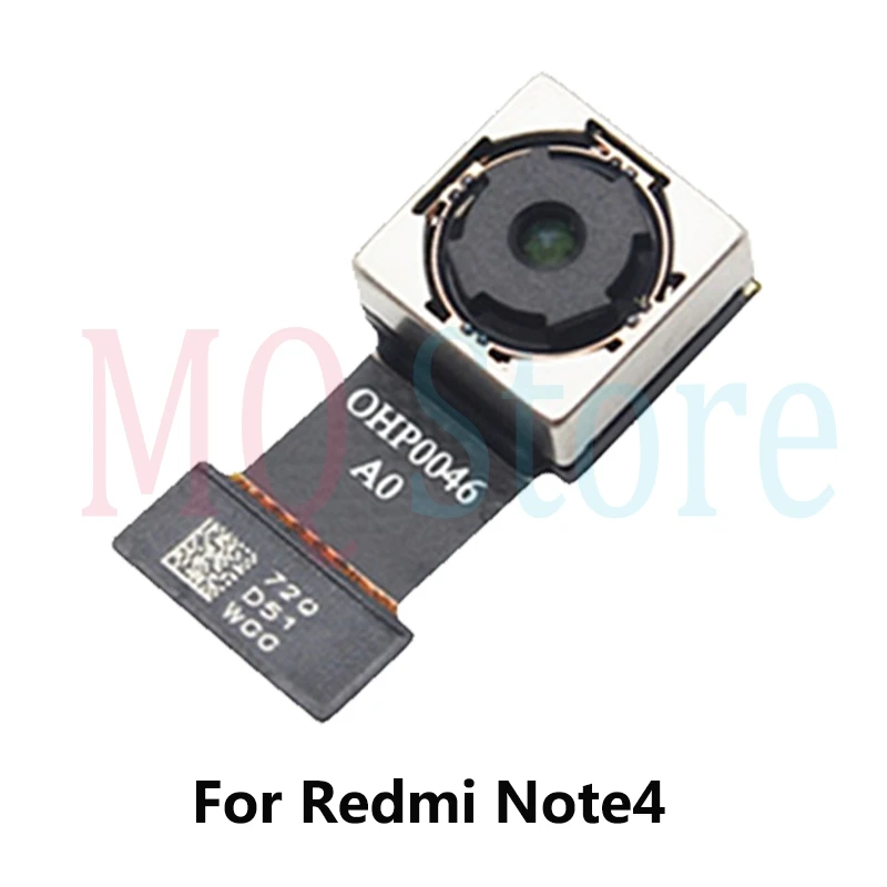 Для Xiaomi mi Red mi Note 2 3 4 4A 4X Pro оригинальная задняя большая Основная камера глобальная задняя камера Модуль гибкий кабель, запчасти для ремонта - Цвет: For Redmi Note4