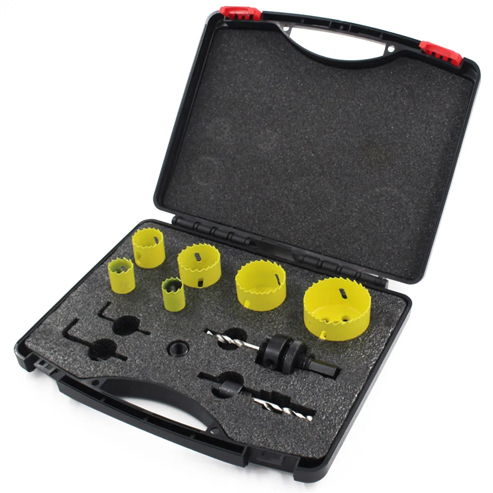 Новый 9 шт./13 шт. M42 HSS Сталь сверло коронки Cutter Tool Kit для металла Алюминий гладить