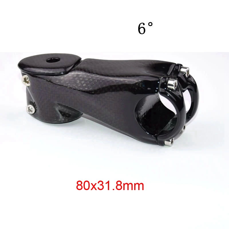 31.8x80mm Новинка, горный велосипед, 3 k, полностью из углеродного волокна, углеродный дорожный велосипед с верхней крышкой, 6, 17 градусов, 31,8/120x50-мм - Цвет: 31.8x80mm