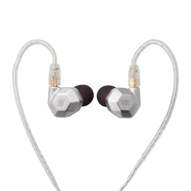 TENHZ K5 Гибридный приводной блок гарнитура Металл HIFI монитор InEar наушники с MMCX