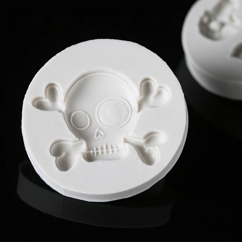 

Силиконовая форма в виде скелета для Хэллоуина, форма для помадки, инструменты для украшения торта Формы для шоколадной мастики, Sugarcraft, кухо...