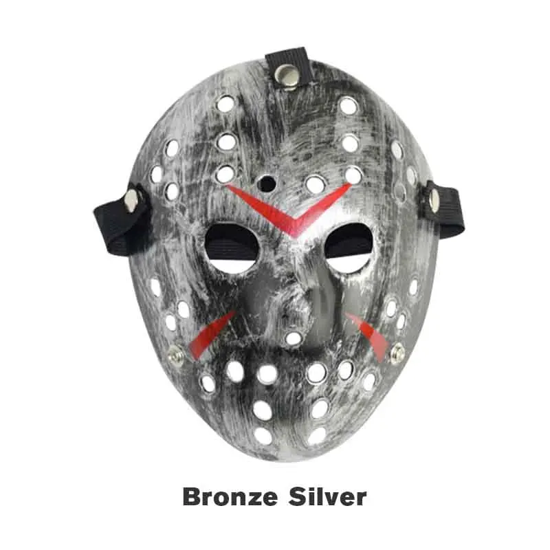 1 шт./лот, Черная пятница, № 13, Jason Voorhees Freddy, хоккейные праздничные вечерние маскарадные маски на Хэллоуин(размер для взрослых), 100 грамм - Цвет: As picture