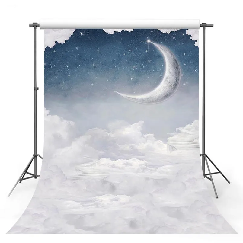 Заказной тематический вечерний 3 D moon sky Фотофон для портретной фотографии в