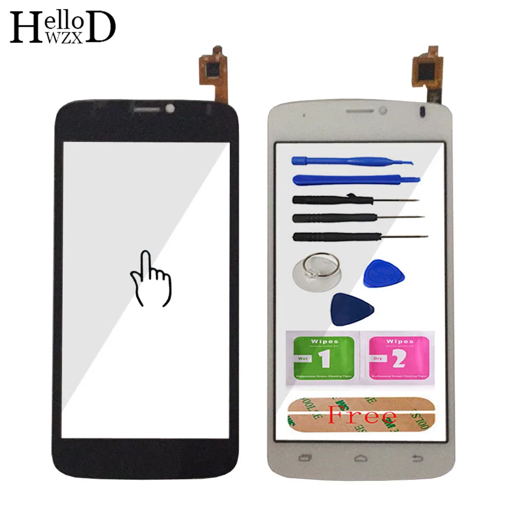 Сенсорное стекло HelloWZXD для Prestigio MultiPhone PAP3502 PAP 3502 DUO Smartphone передний экран