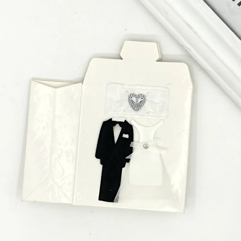 Свадебные вечерние самые модные коробки для конфет 10 шт. жениха и невесты