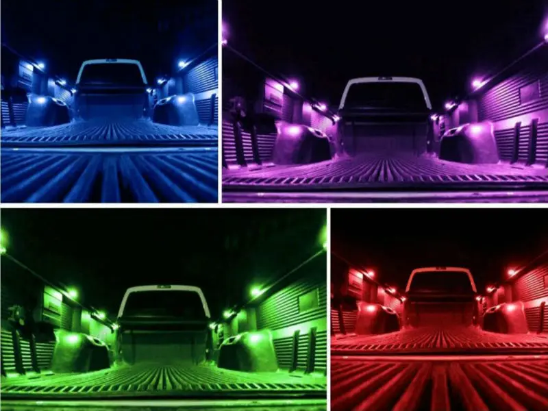 6 шт./компл. Pods 7-color RGB гибкая светодиодная неоновая лента нижняя часть и интерьер мотоцикла автомобиля Accent освещение комплект+ беспроводной пульт дистанционного управления
