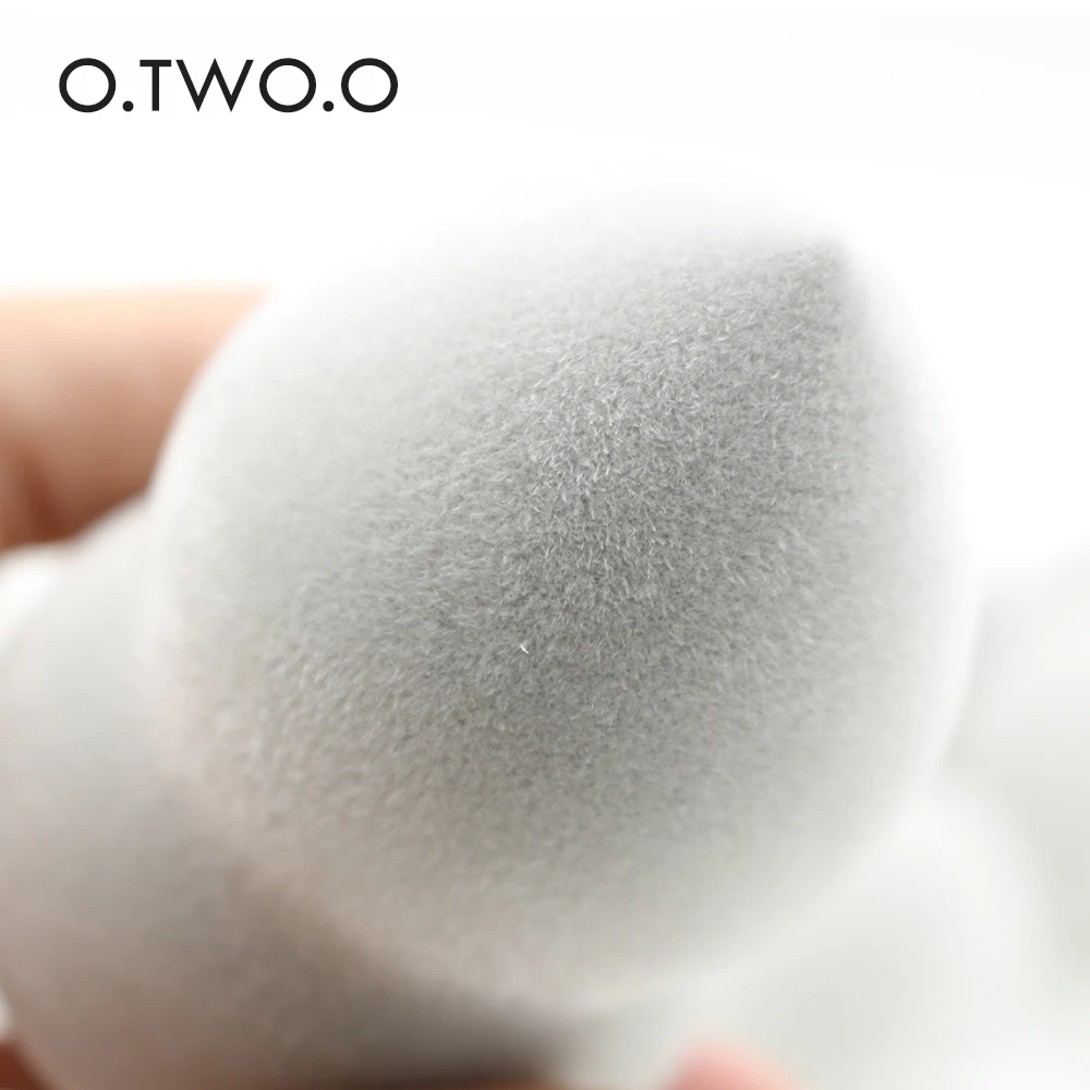 O.TWO.O, 1 шт., спонж для макияжа, косметический спонж, бархатный инструмент для макияжа, пудра, румяна, Тональная основа, крем, влажная сухая смесь, пуховка