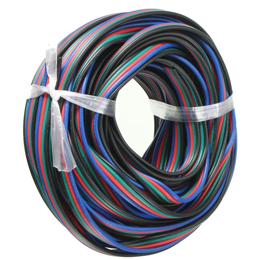 Экспорт 4 spell Pin led удлинитель Кабель RGB 18/20/22AWG в наличии|cable rgb|cable rgbcable rgb |