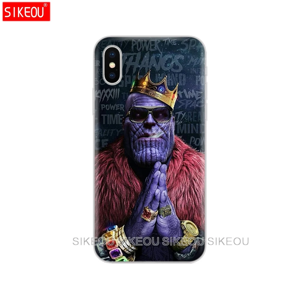10869 Чехол для iphone 5S, se 4 4S 6s 6 7 8 plus чехол для iphone X XS XR XS MAX чехол Marvel мстители супергерой Капитан Железный человек танос - Цвет: 10869