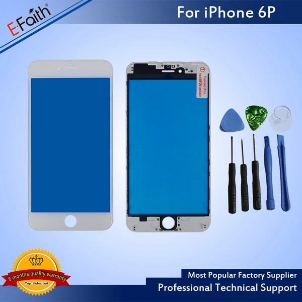 E-Faith сенсорная панель для iPhone 6 6s 6p 6s p сенсорный экран дигитайзер стекло объектив сенсор запасные части для iPhone сенсорный экран - Цвет: 6P White with gift