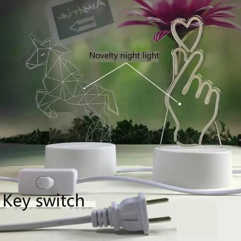 Usb ночник креативная новинка акриловый светильник оптовая продажа продвижение