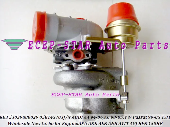 Бесплатная доставка K03 29 53039880029 53039700029 058145703J турбо для AUDI A4 A6 C5 Volkswagen VW Passat B5 1 8 T AEB AJL