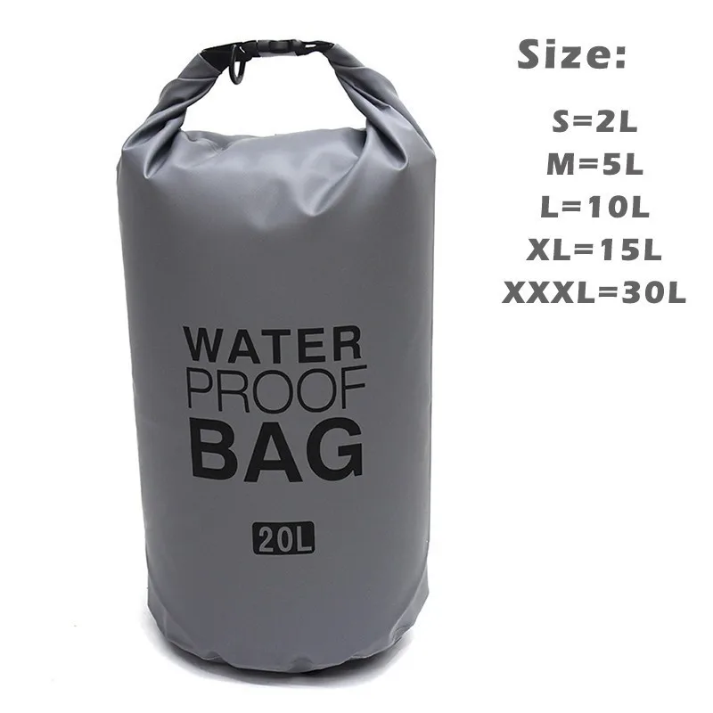 Bag 07 2L/5L/10L/15L/20L/30L Открытый водонепроницаемый мешок сухой мешок телефон сумка поясная сумка Набор для плавания дрейфующих рафтинг речной треккинг сумки - Цвет: Bag 07