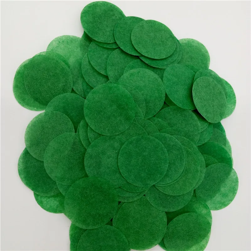 Dark green 2,5 см 30 г бумага конфетти с днем рождения свадьба Вечеринка ребенок украшение душевой кабины Рождество праздник декоративный шарик деко - Цвет: Dark green