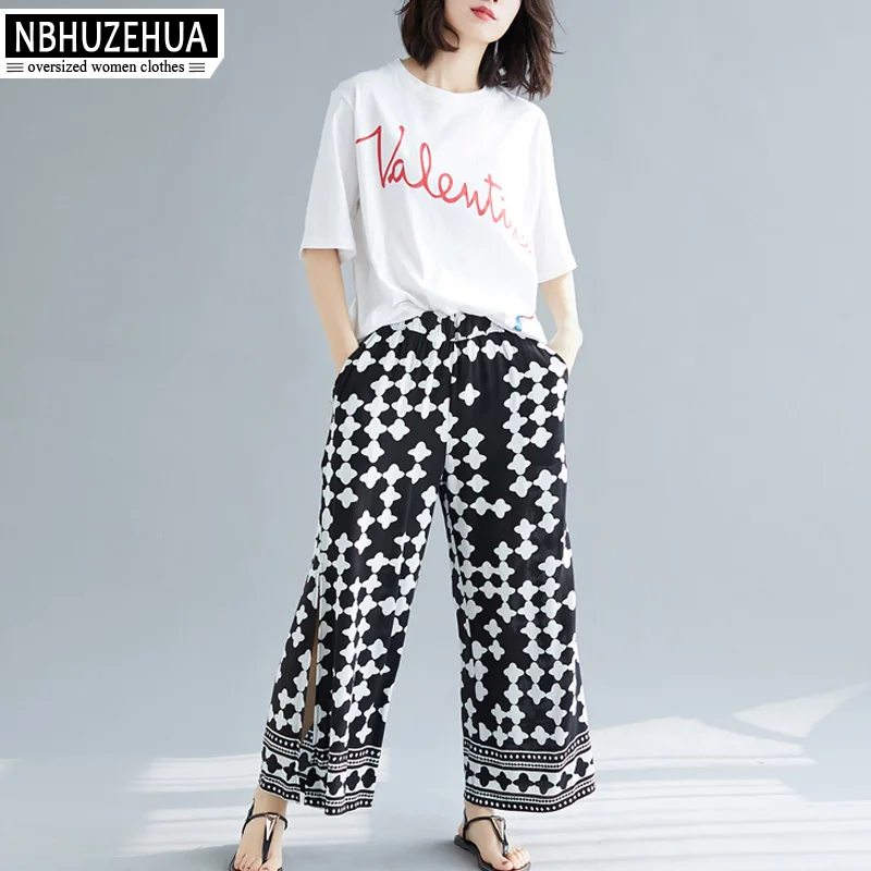 NBHUZEHUA женская футболка раньше 5XL с буквенным принтом белая 2019 Летняя Повседневная