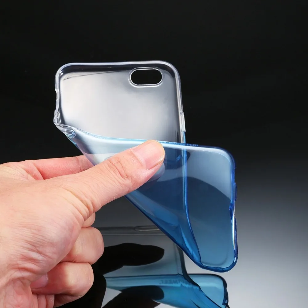 Чехол HAWEEL для iPhone 6 и 6s ультратонкий прозрачный мягкий чехол из ТПУ с градиентом