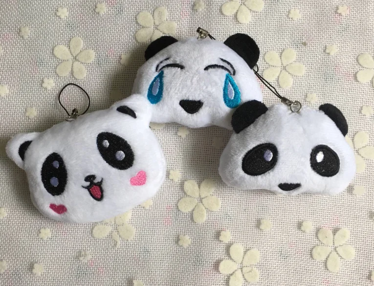 Little Panda 6CM stuffed plush toy dolls little gift pendant key chain Plush Toy Dolls B0882 | Игрушки и хобби