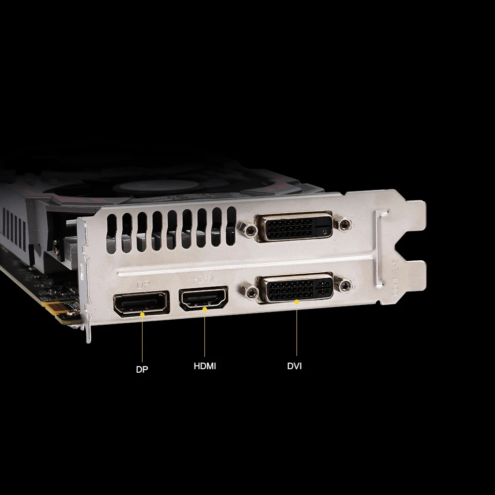 Colorful Video Card GTX950-Twin-2GD5 Graphics Card 128bit 6600MHZ GDDR5(Used/Second-hand) for computer Graphics Cards