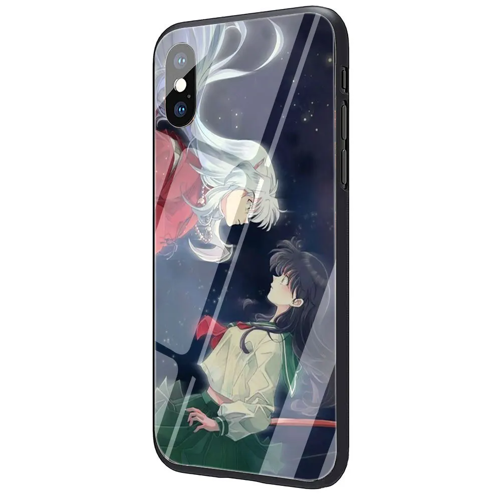 G9 Inuyasha Аниме закаленное стекло чехол для телефона iPhone 11 Pro 6 6S Plus 7 8 Plus X XS XR XS Max - Цвет: G9