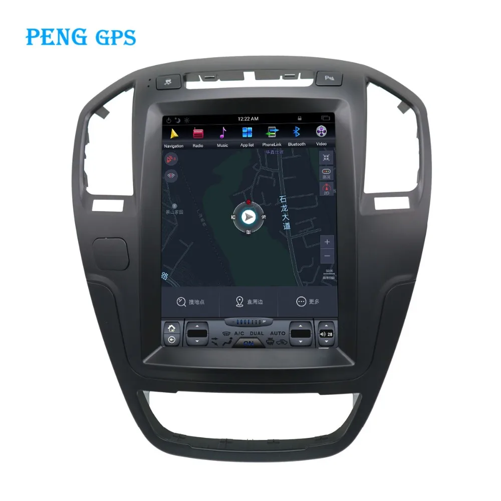 Android 7,1 Тесла вертикальный экран автомобиля gps навигация для Opel Insignia Vauxhall Holden/Buick Regal 2009-2013 1080 P мультимедиа