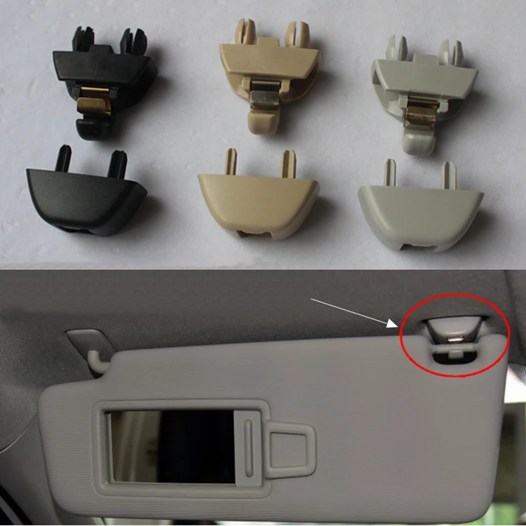 Серый солнцезащитный козырек SKTOO держатель зажим для VW Passat Polo A6 4F0857561 4F0 857 561 6RD