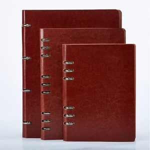 Белый дневник из искусственной кожи на спирали, винтажный деловой журнал A5, книга для вина, офиса, школы, подарки, тетрадь