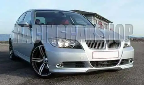 Окрашенные Передние Губы разветвитель подбородок Спойлер 1 пара для BMW OEM Тип E90