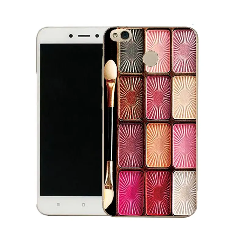 QMSWEI Clear Phone Case For Mi 6 5 5s note3 Redmi note4x 4x 3s 5a 4a note5a Painted TPU Soft Eyeshadow Canvas Dog Cover |