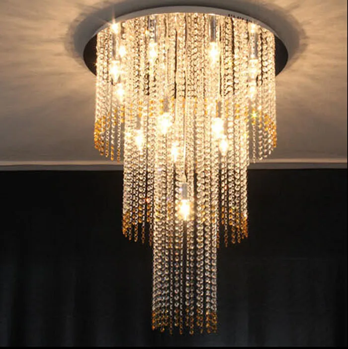 Люстра с двойной лестницы для гостиной|lamp chandelier|chandelier moderndouble chandelier |